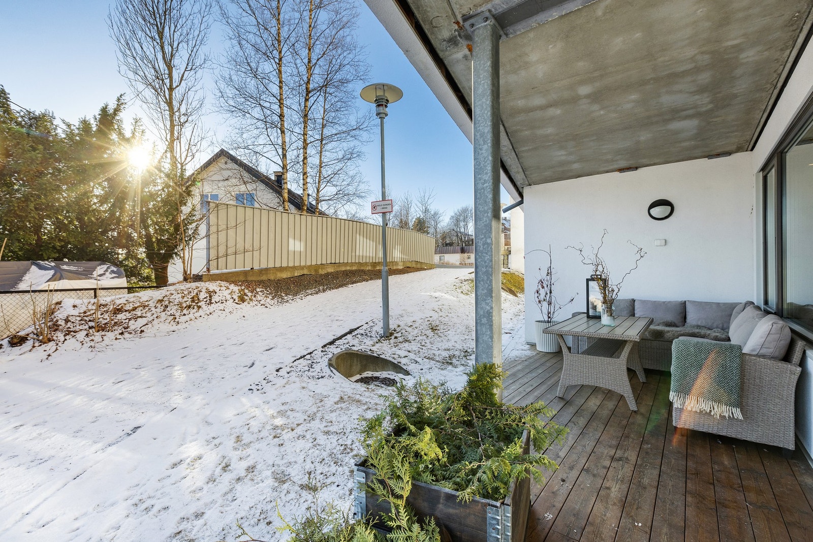 Markterrasse på 12 kvm Galleribilde