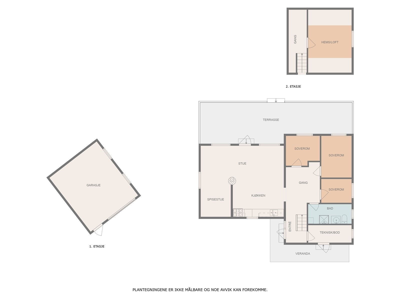 Plantegning Galleribilde
