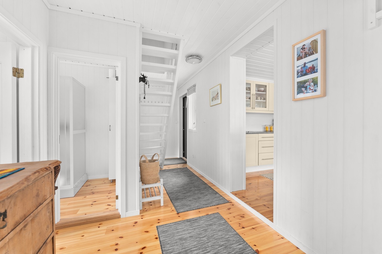 Her er også trappeløpet til hemsen Galleribilde