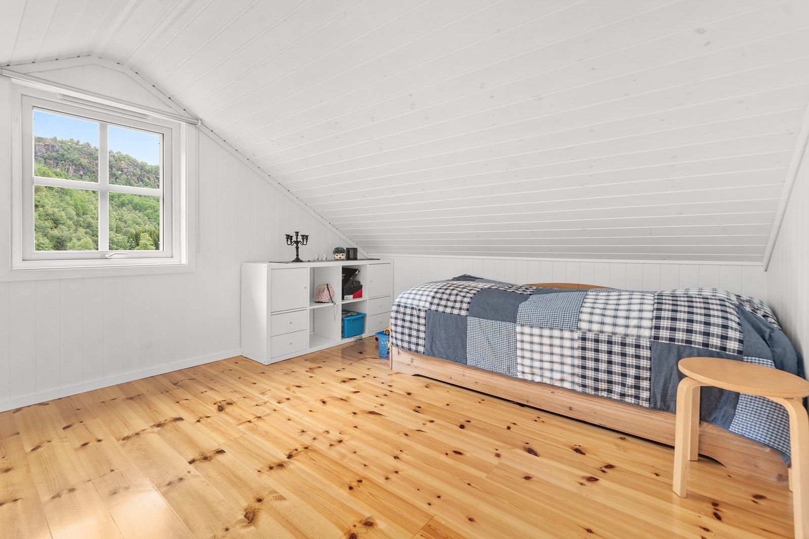 Hemsen er innredet som soverom Galleribilde