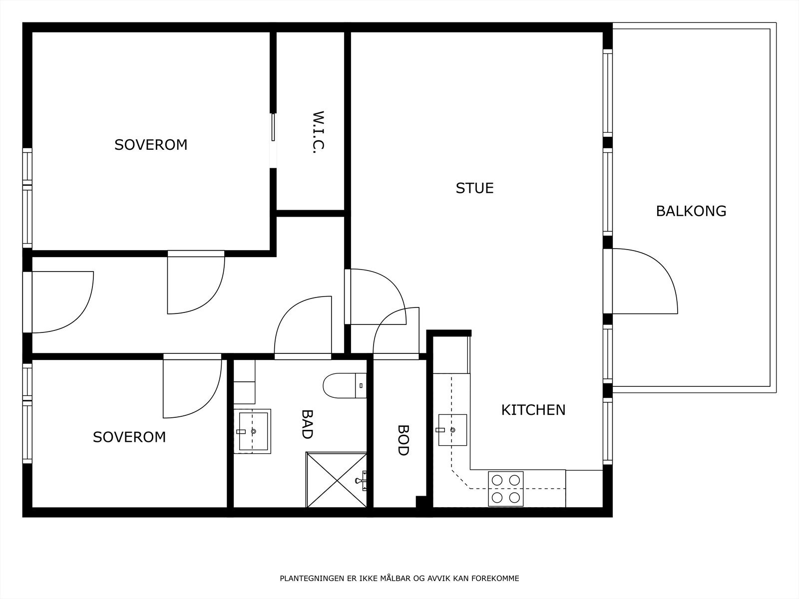 Plantegning Galleribilde