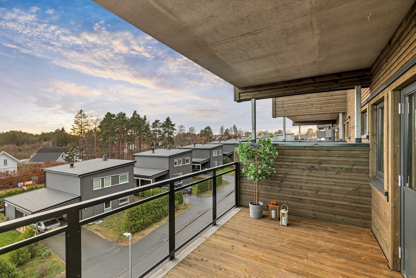 Utsikt over området rundt Galleribilde