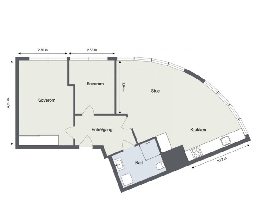 Plantegning. Galleribilde