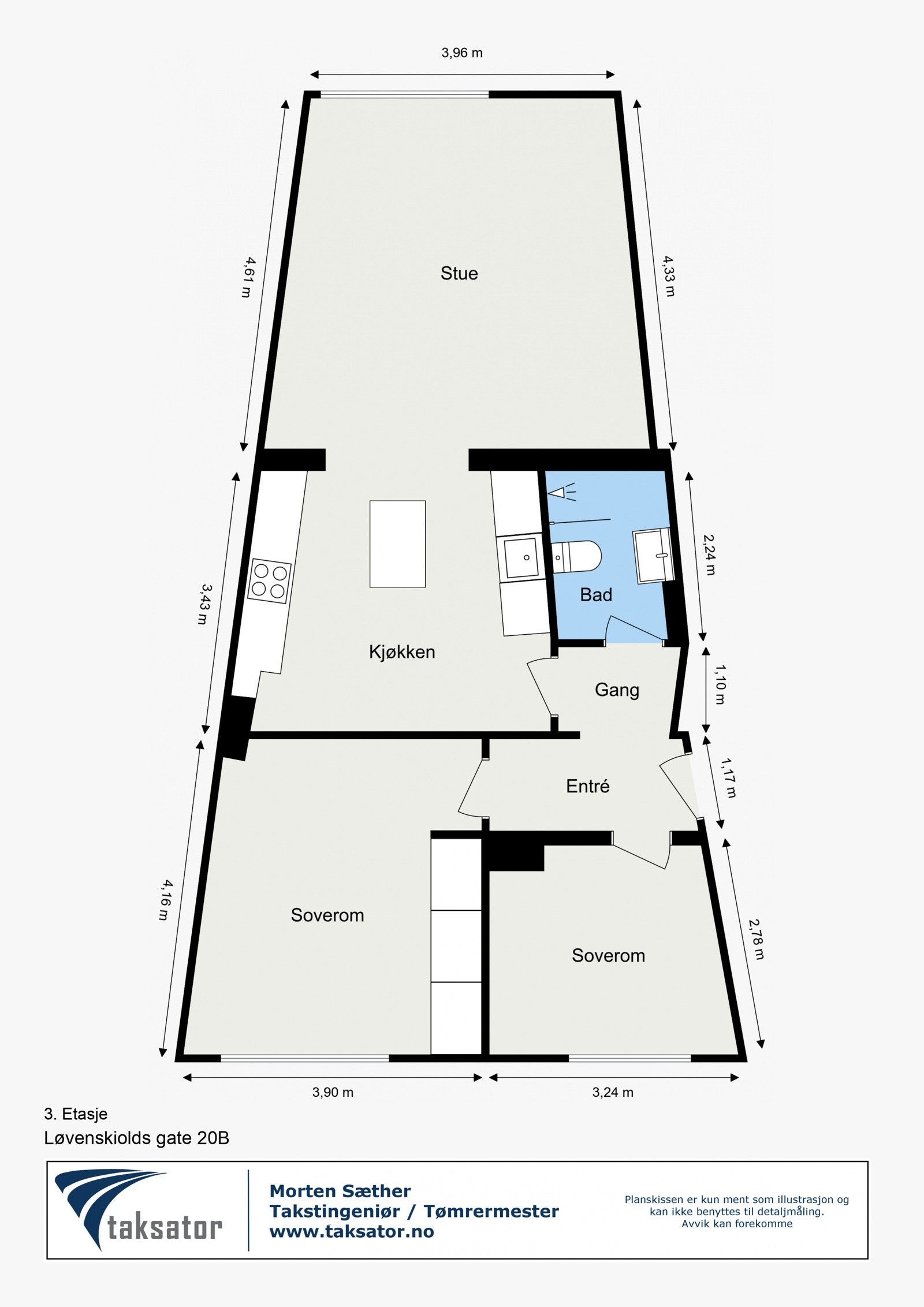 Plantegning Galleribilde