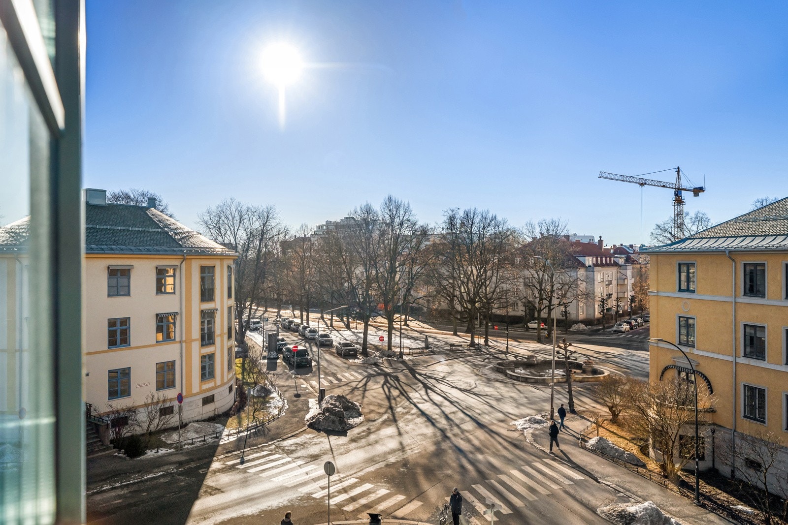 Leiligheten har en vid og flott utsikt. Galleribilde