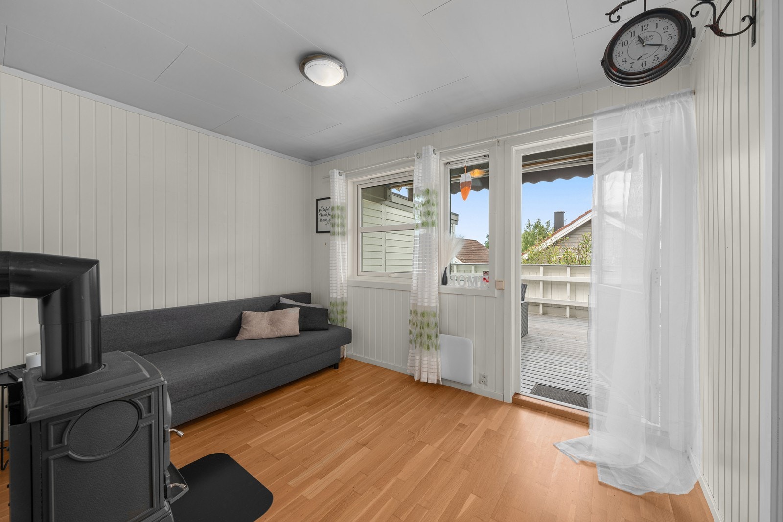 Utgang til stor terrasse Galleribilde