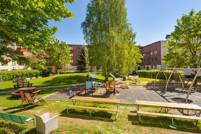 Flere lekeplasser er spåklart populært for de minste. Galleribilde