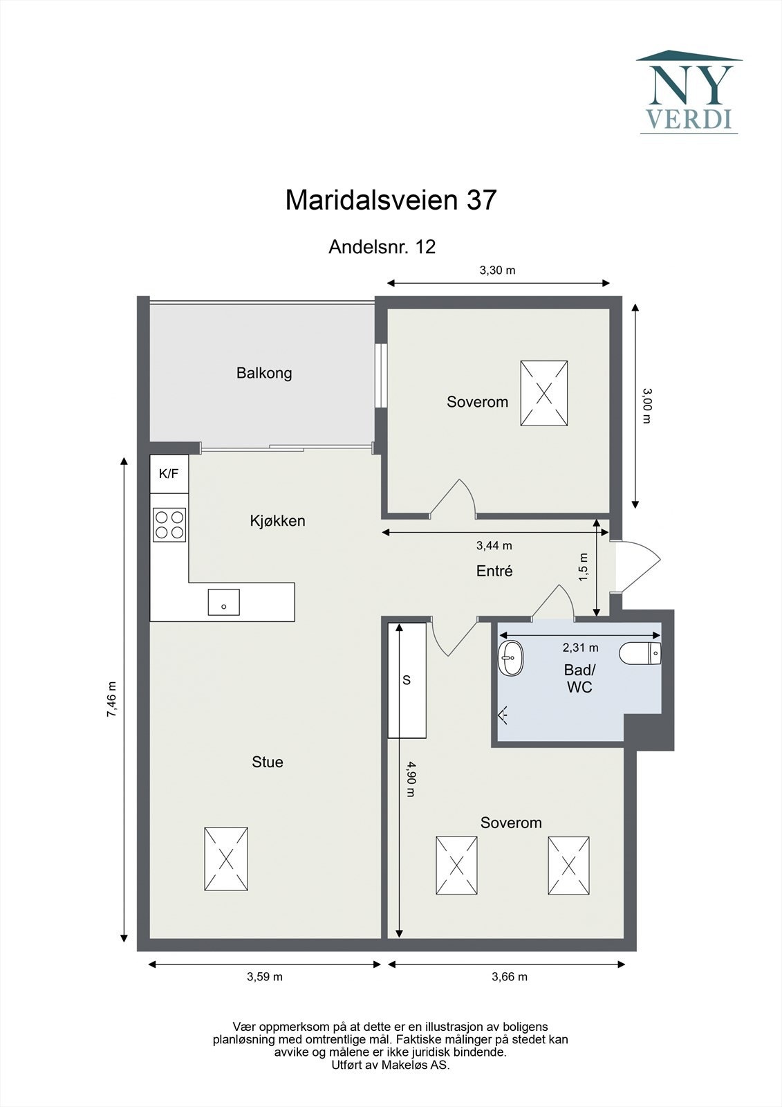 Plantegning. Galleribilde