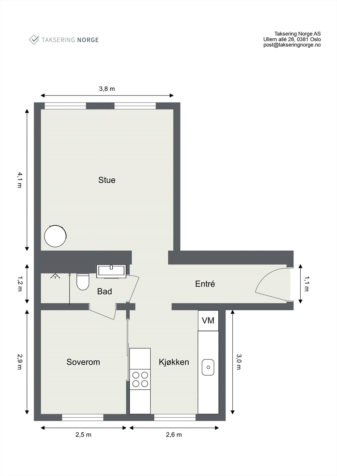 Plantegning Galleribilde