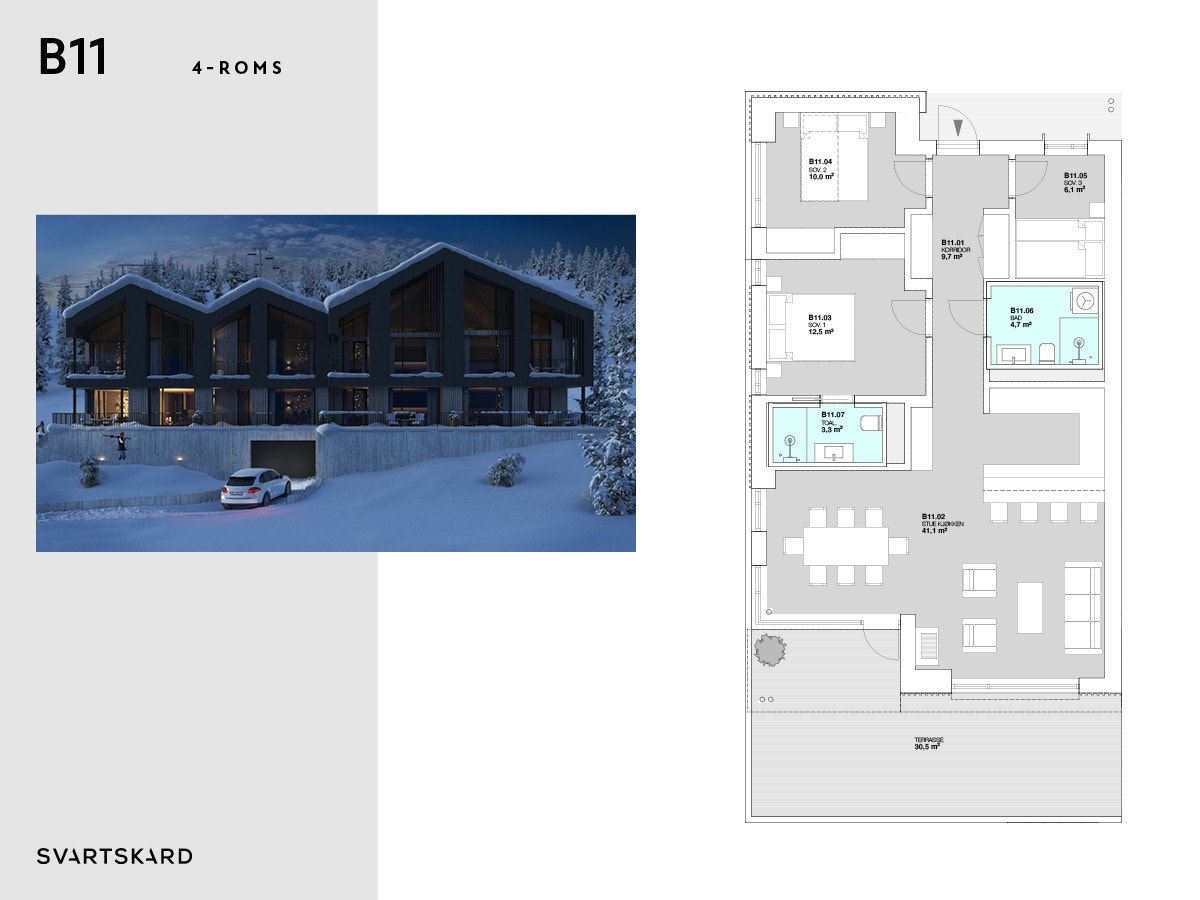 Leilighet B11 (SOLGT) Galleribilde