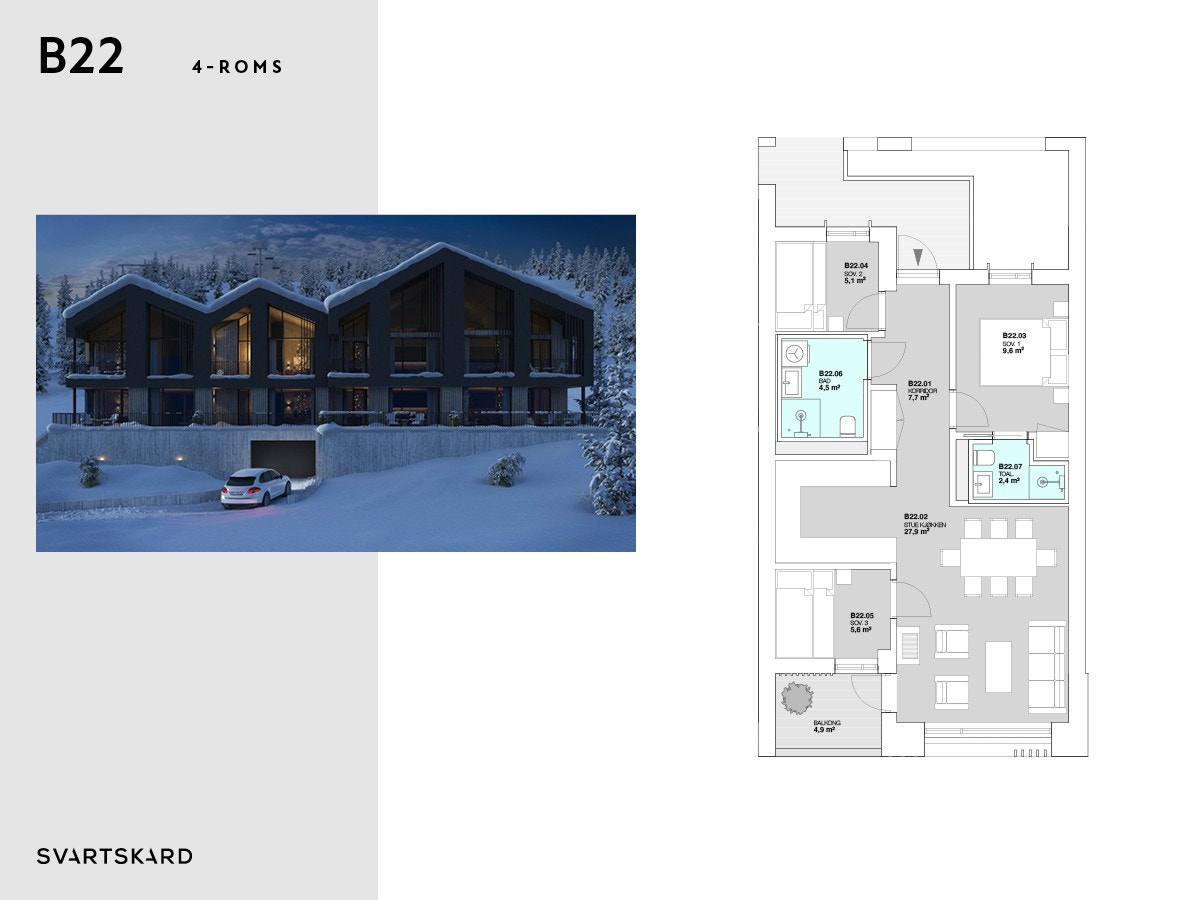 Leilighet B22 Galleribilde