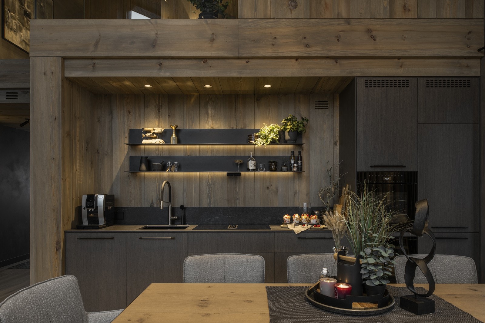 Leilighetene har skreddersydde kjøkken fra LHM, tilpasset de forskjellige leilighetene Galleribilde