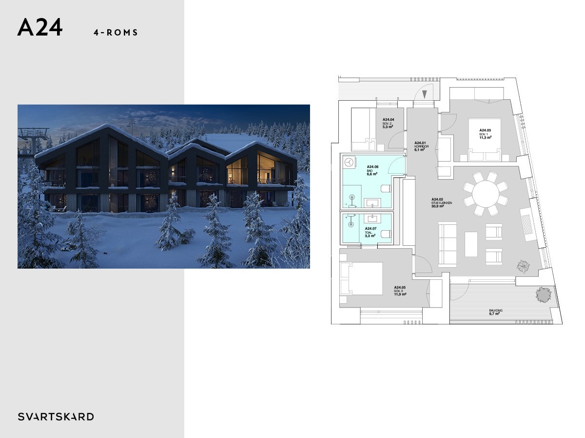 Leilighet A24 (SOLGT) Galleribilde