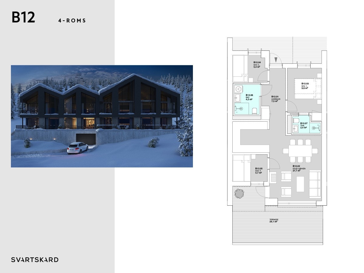 Leilighet B12 (SOLGT) Galleribilde
