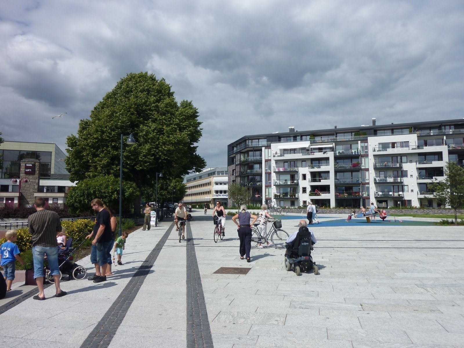 Sett fra Bystranda Galleribilde