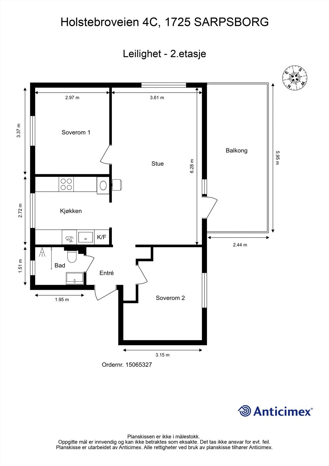 Plantegning Galleribilde