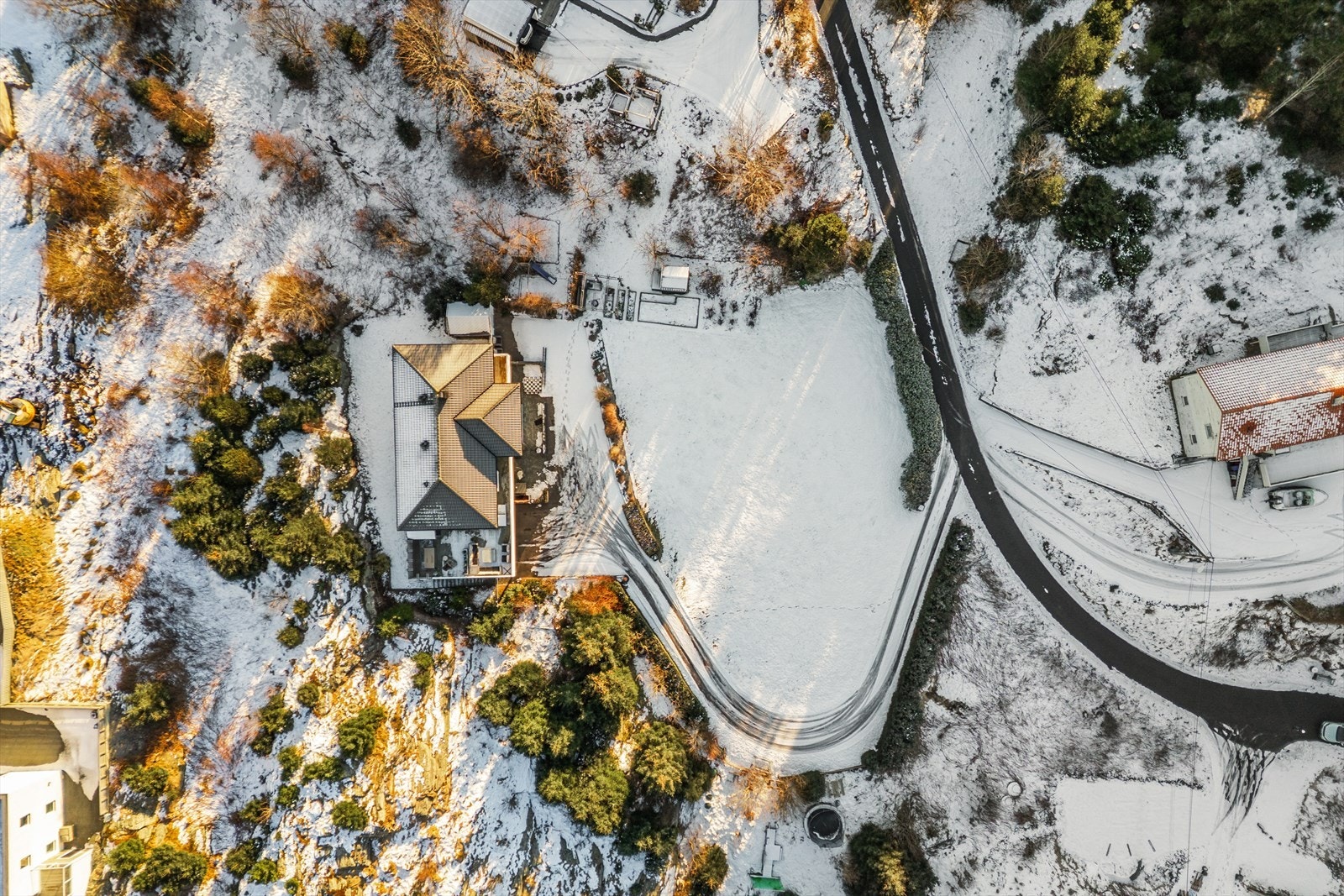 Dronefoto Galleribilde