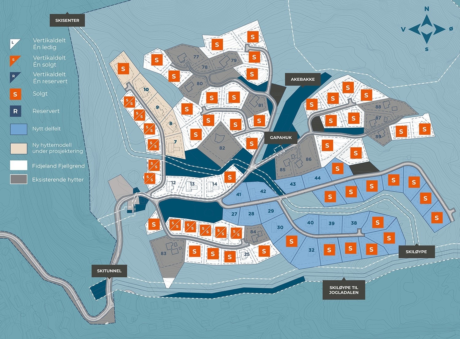 Hytten er prosjektert på tomt 13 Galleribilde