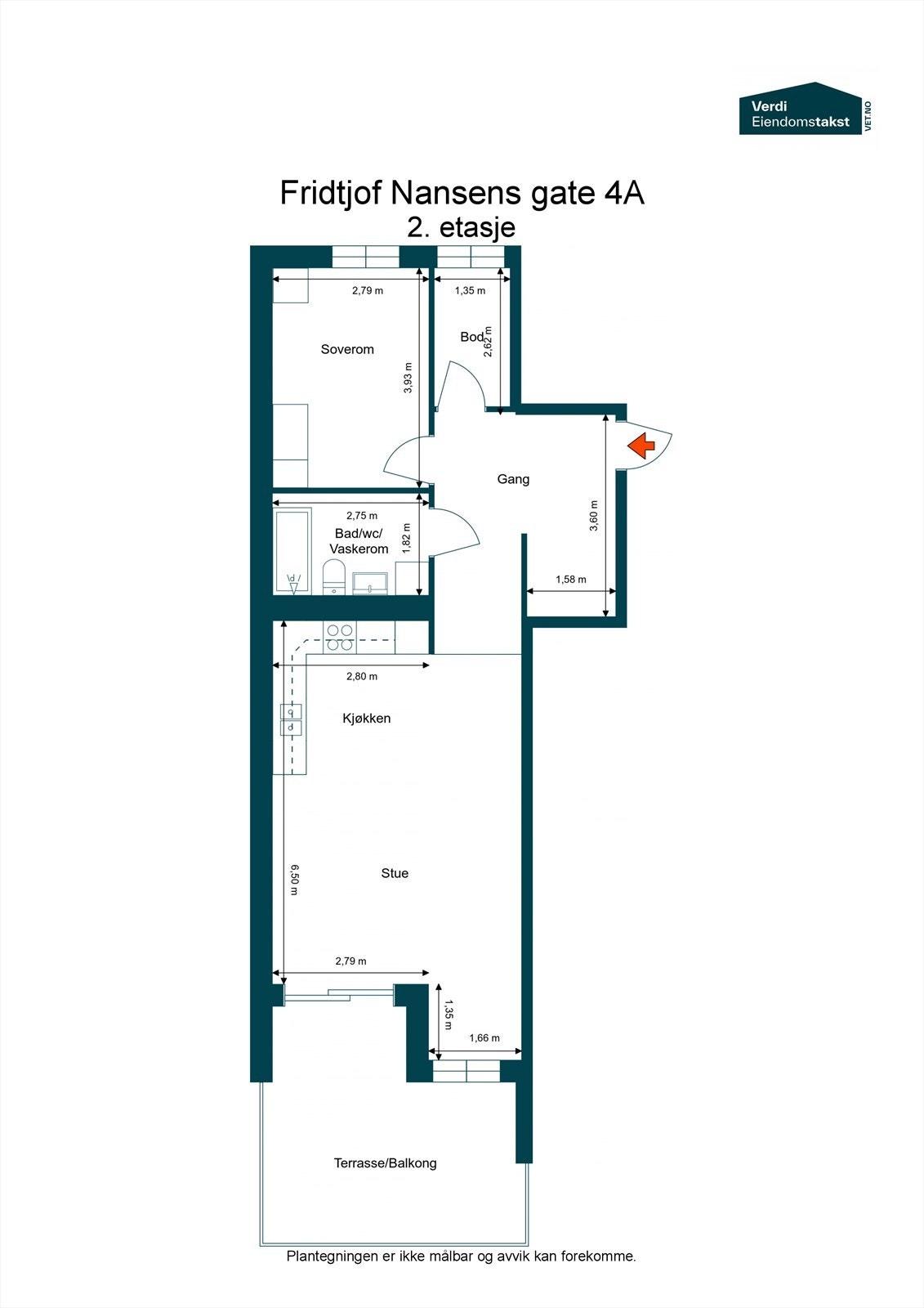 2D - 2. etasje Galleribilde