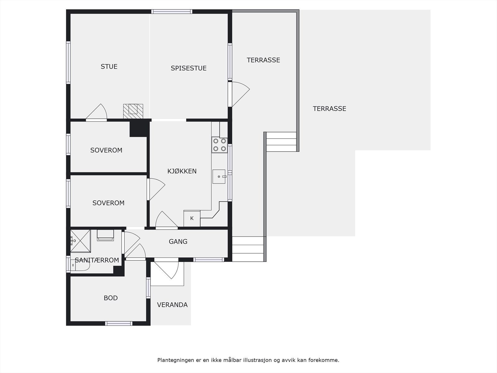 Plantegning Galleribilde