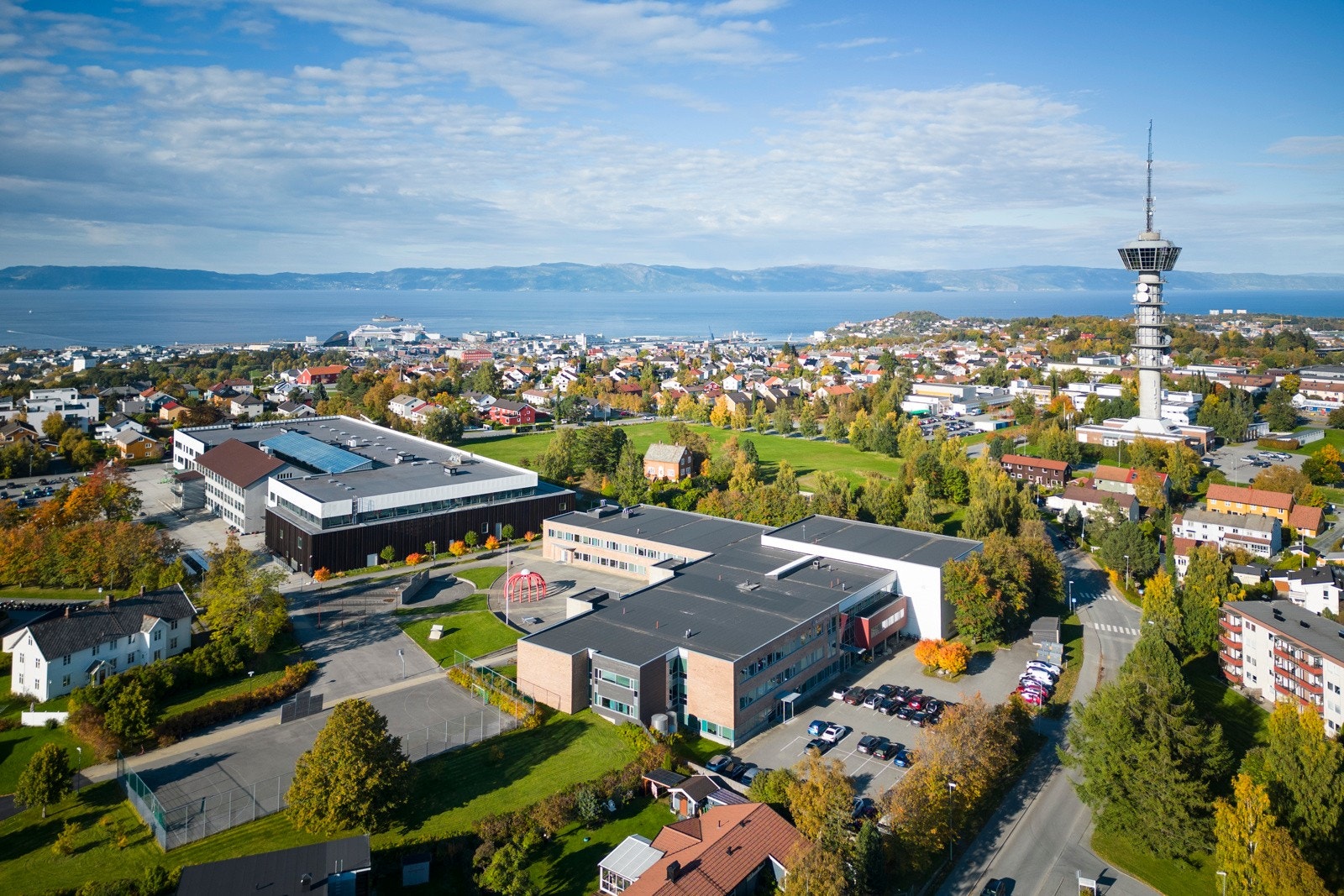 Blussuvoll ungdomsskole ligger også innen kort gangavstand. Galleribilde