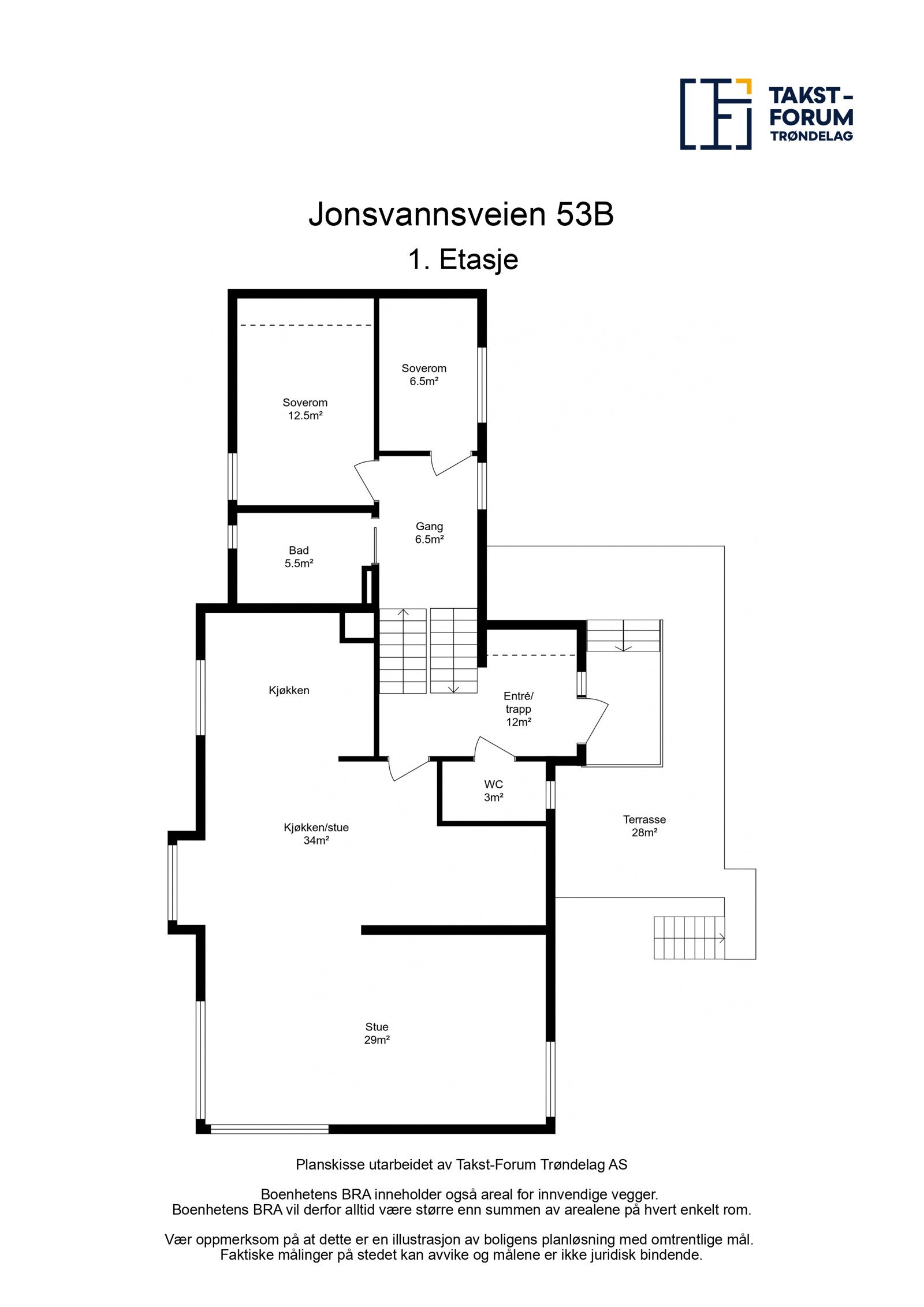 Planskisse 1.etasje. Galleribilde