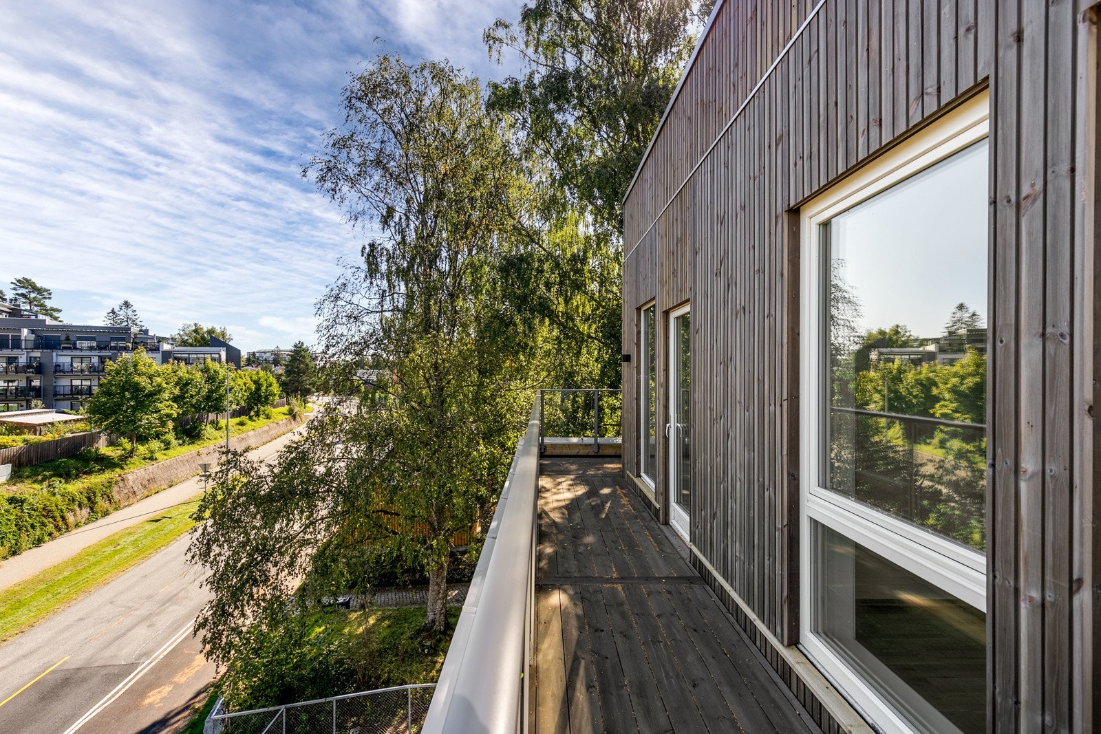 Utsyn fra balkongen Galleribilde