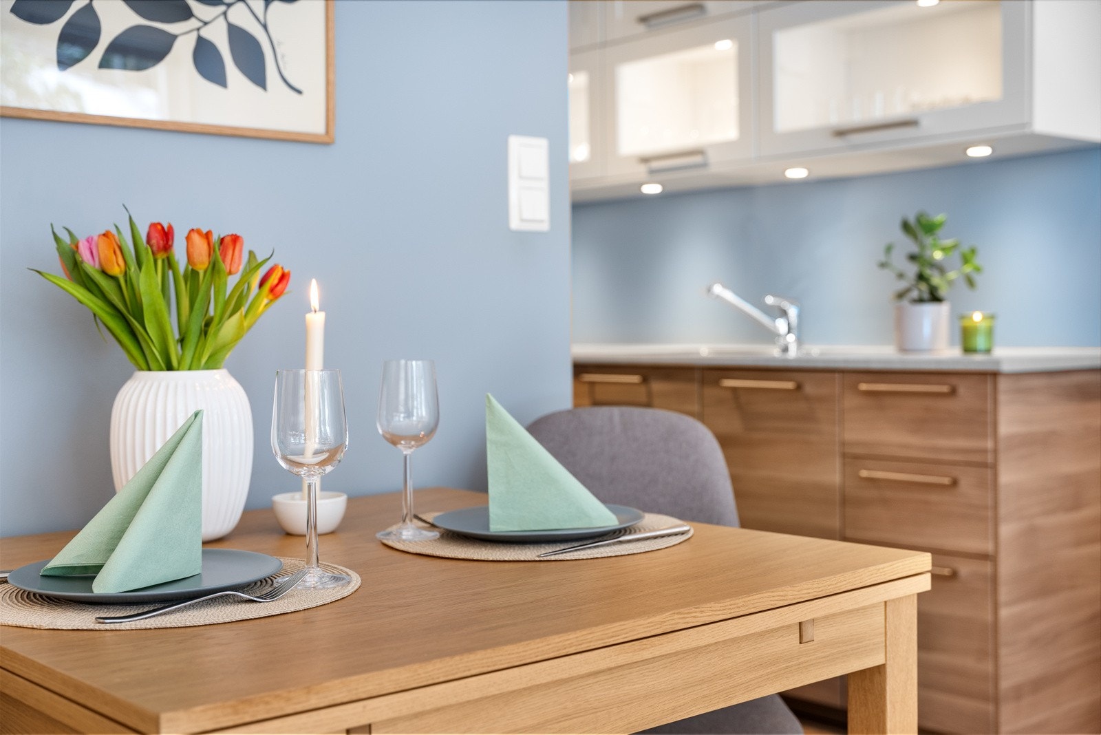 Her kan man nyte måltider. Galleribilde