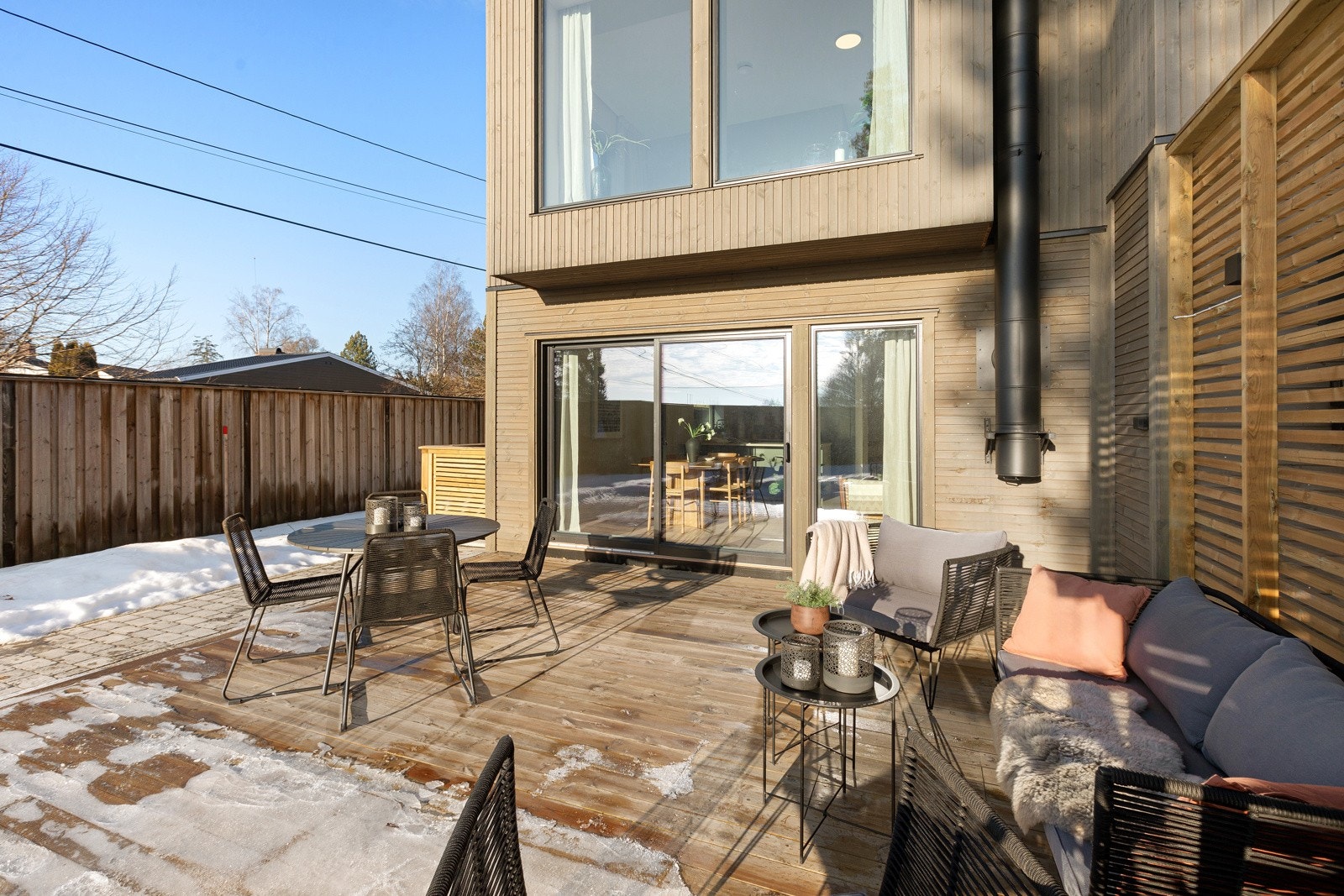 Moderne fasade. Galleribilde