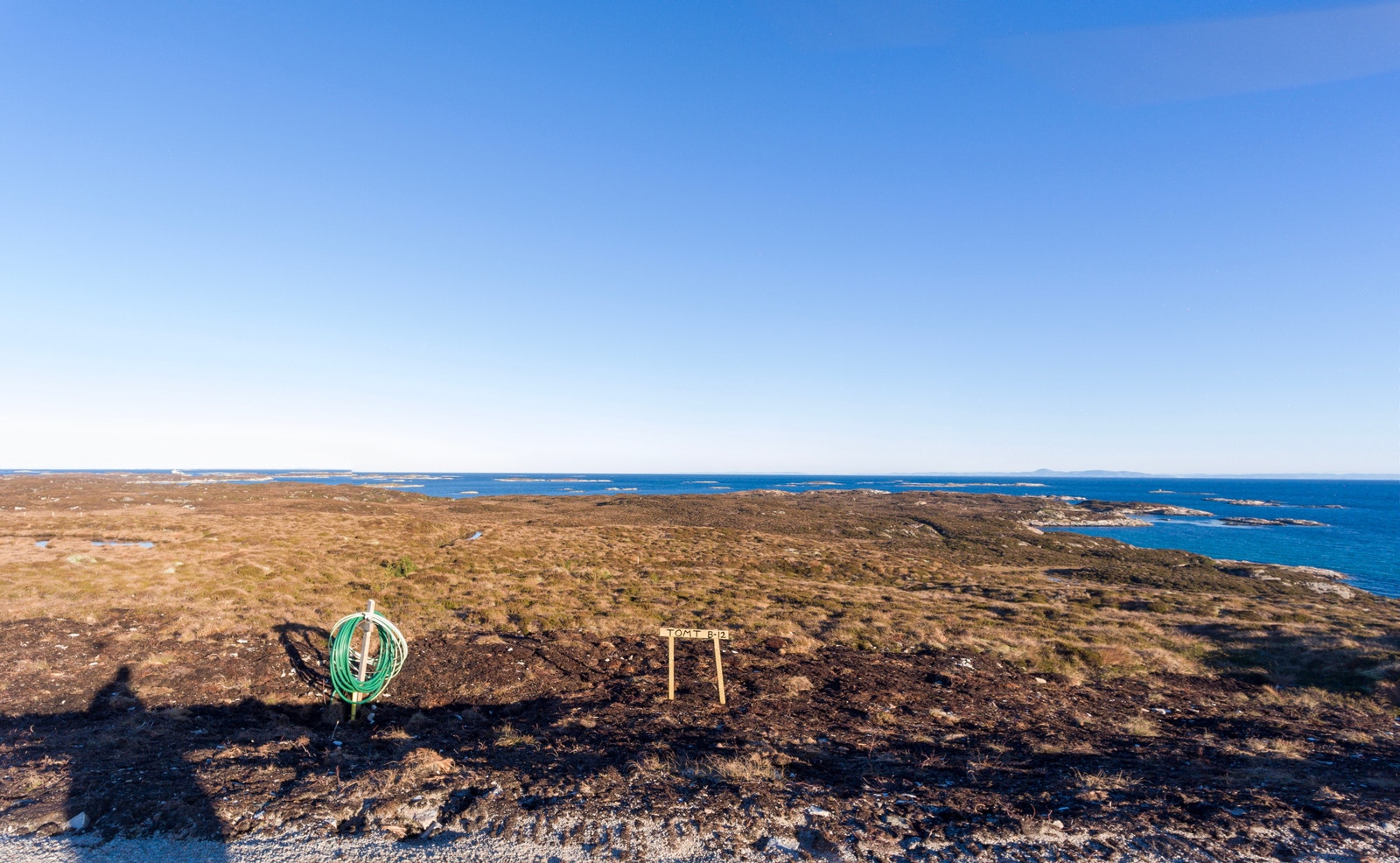 Det er lagt godt til rette for egenvisning med merking av alle tomter (Tomt B12) Galleribilde