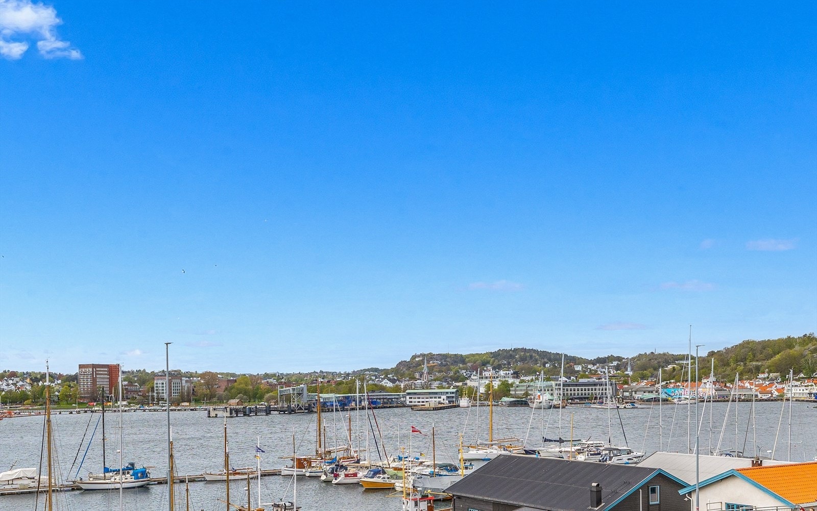 Utsikt fra balkongen Galleribilde