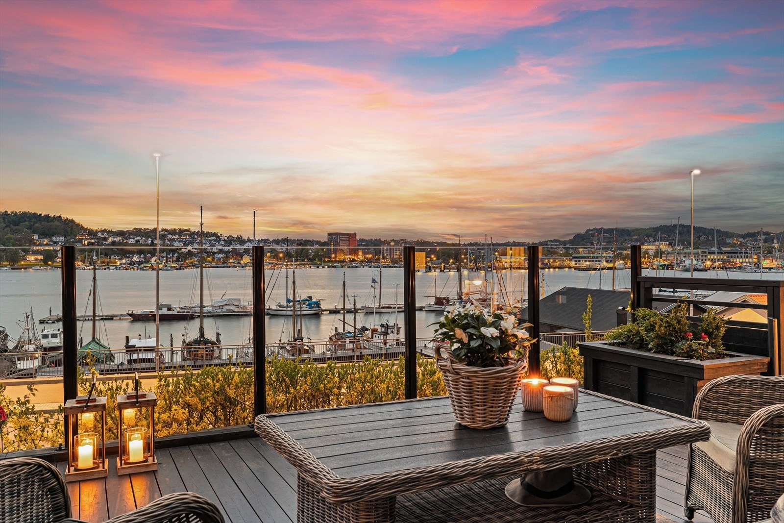 Nydelig utsikt og atmosfære Galleribilde