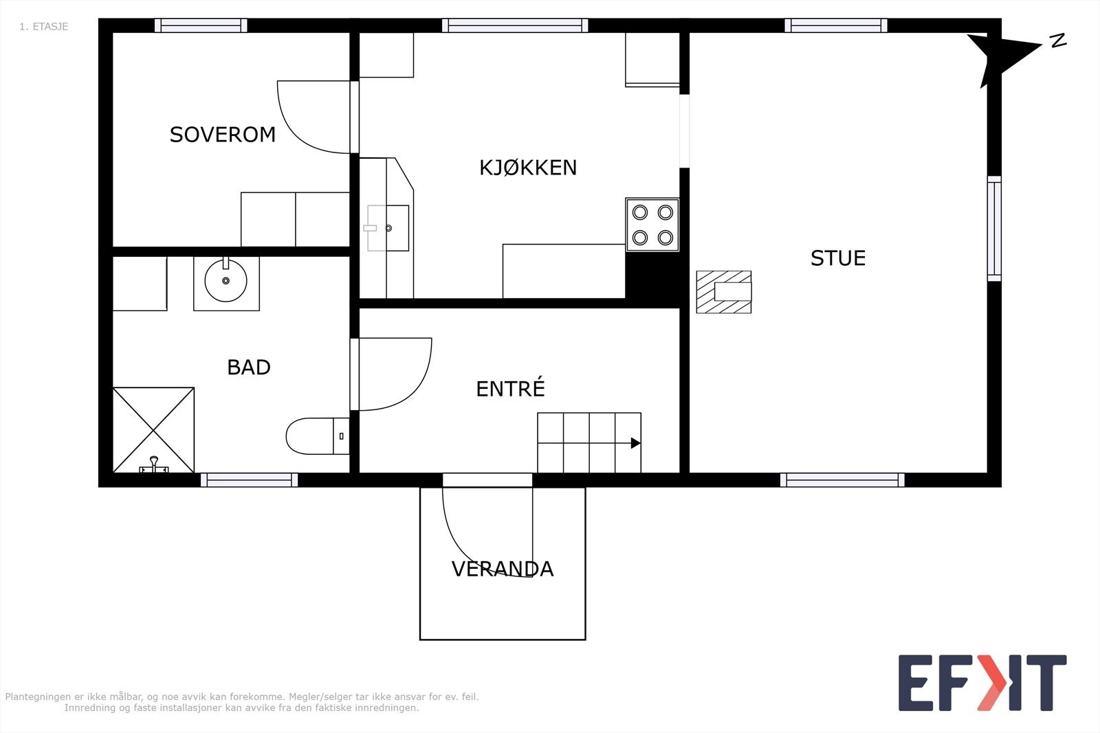 Plantegning av Klubben 12. Galleribilde