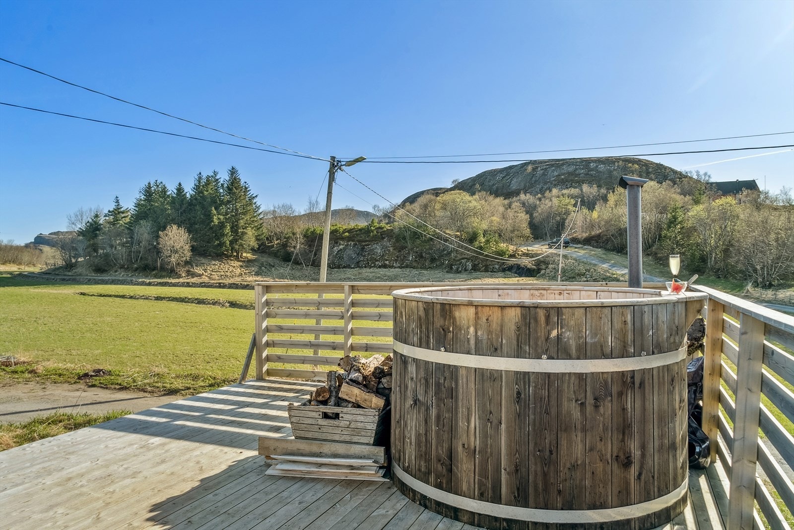 Uteområde/stamp. Galleribilde