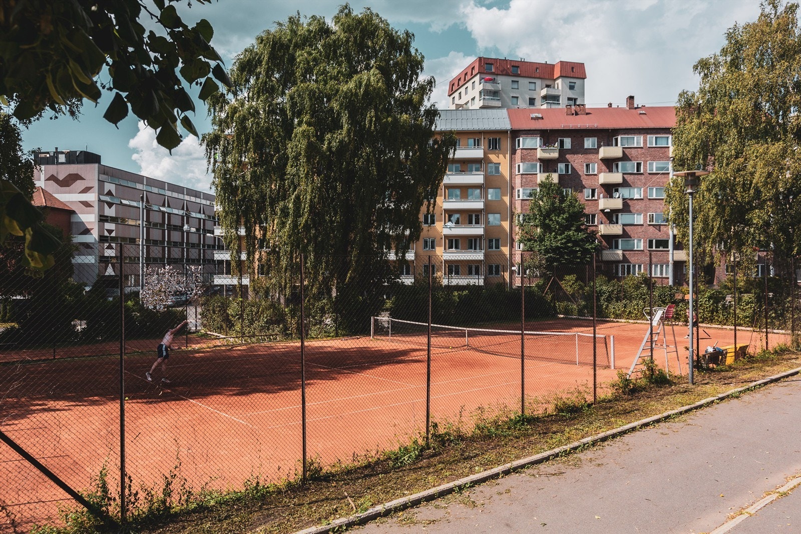 Fagerheimen Tennisklubb Grusbane Galleribilde