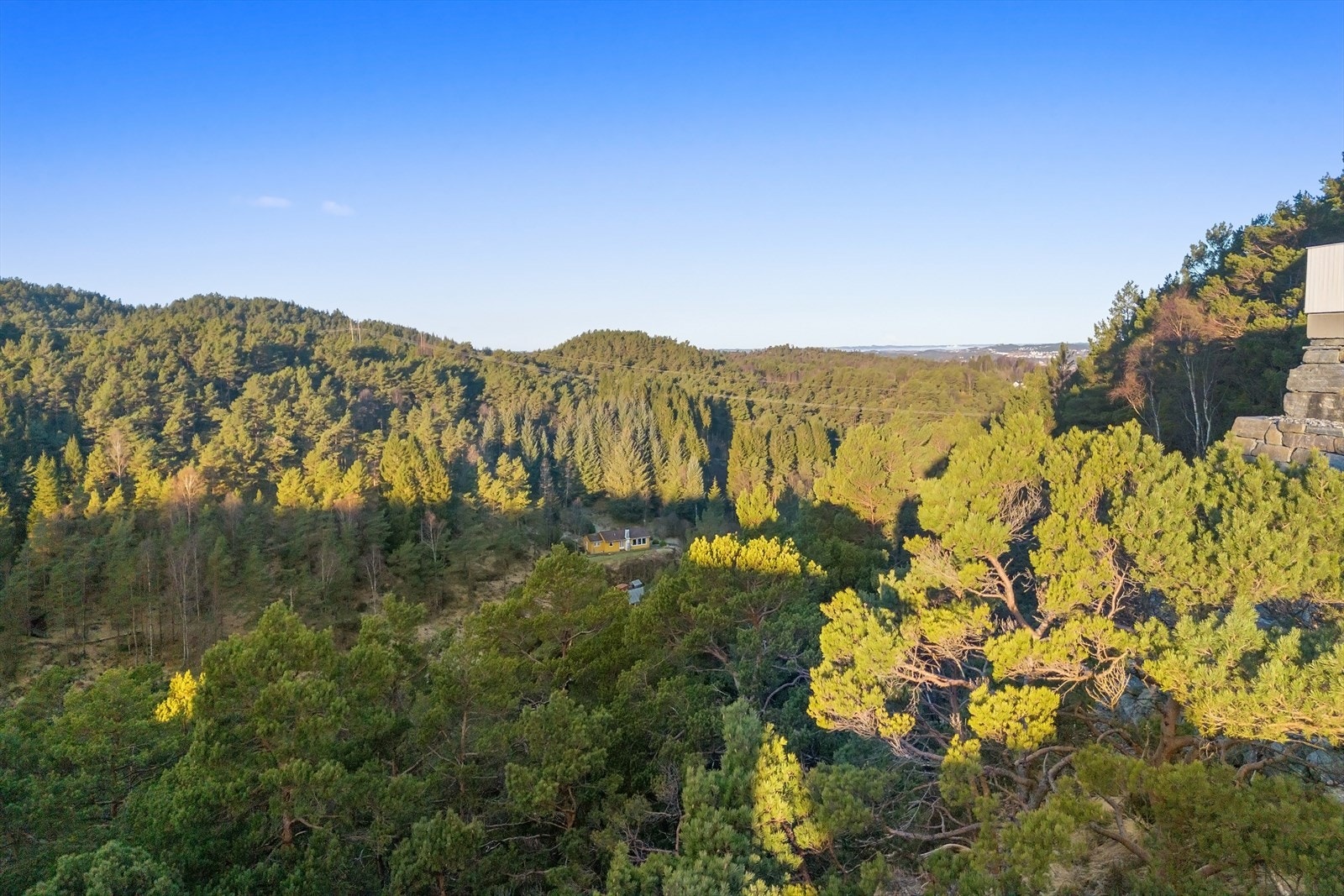 Utsikt fra tomten Galleribilde