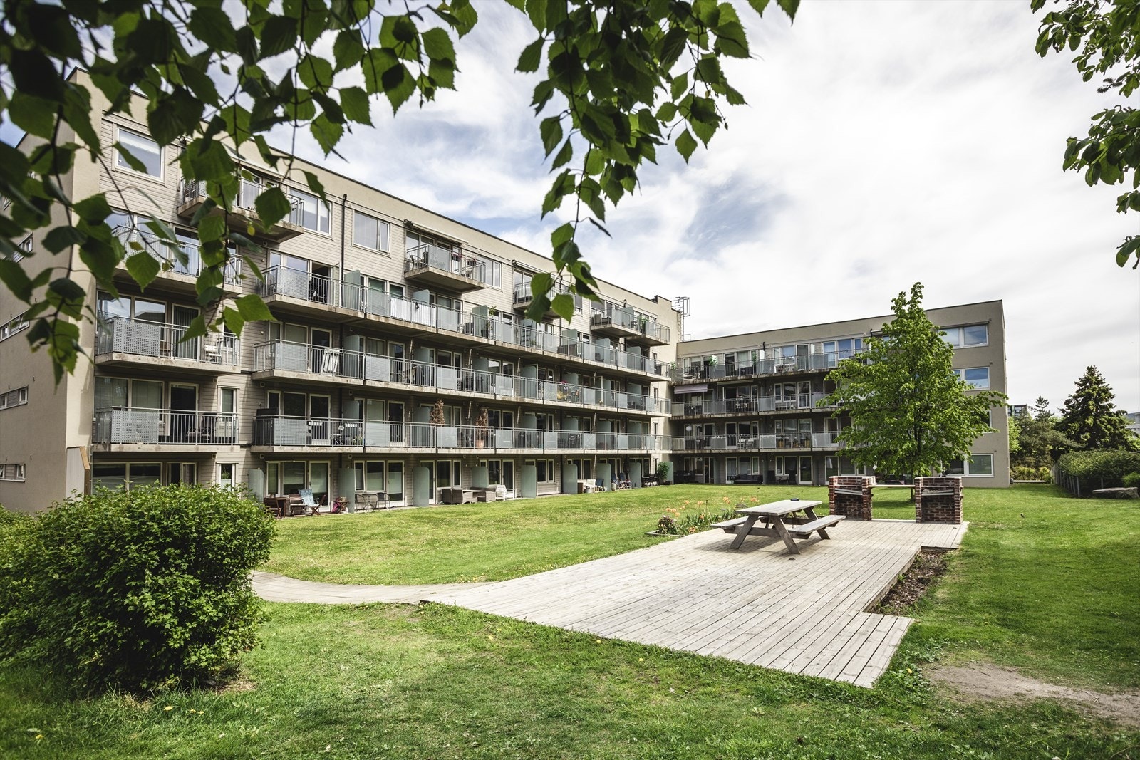 Borettslagets fellesarealer er flotte og godt vedlikeholdt. Galleribilde