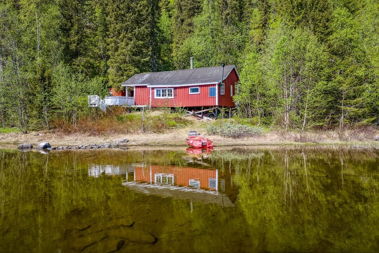 Mot hytta. Galleribilde