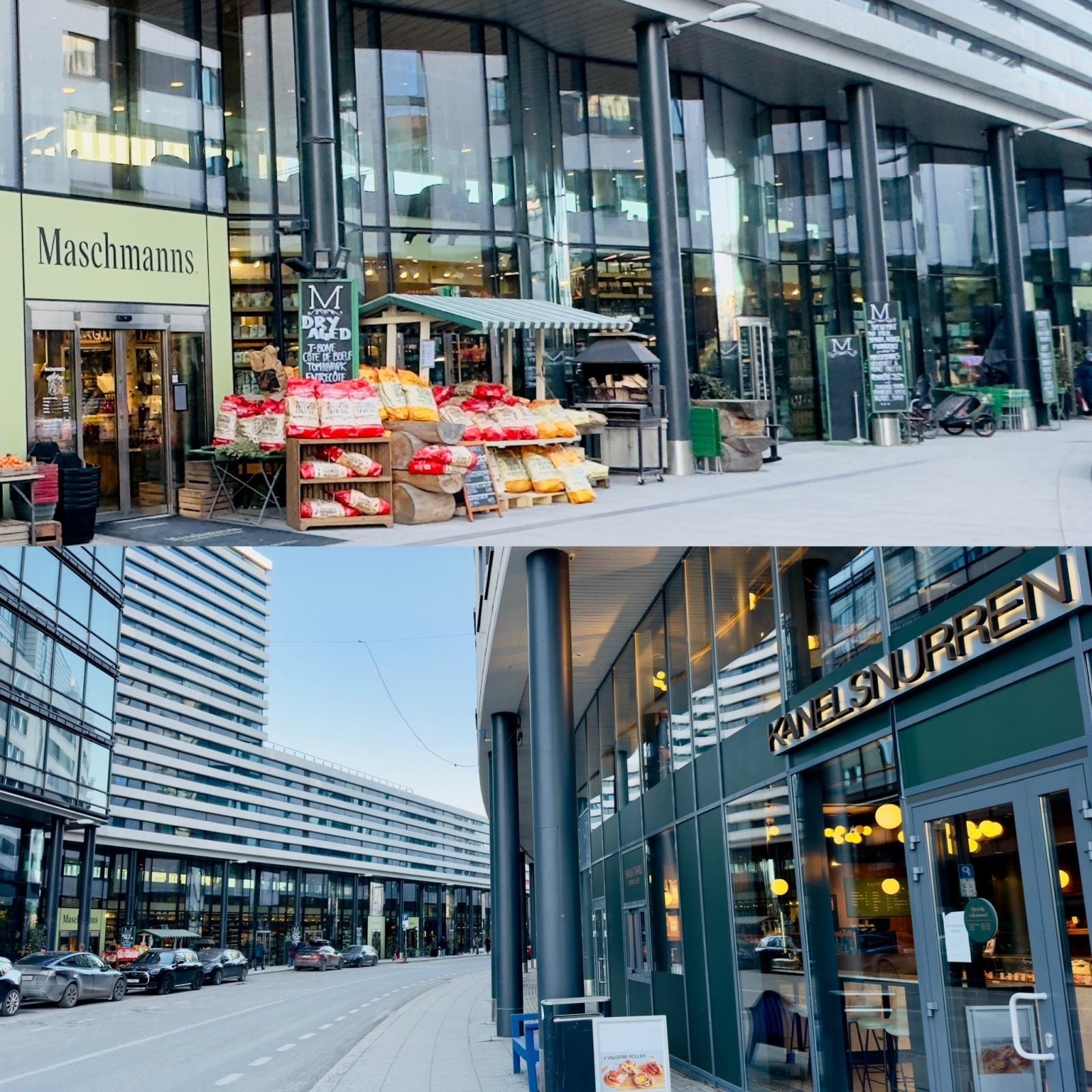 Karenslyst Allé med shopping og restauranter Galleribilde