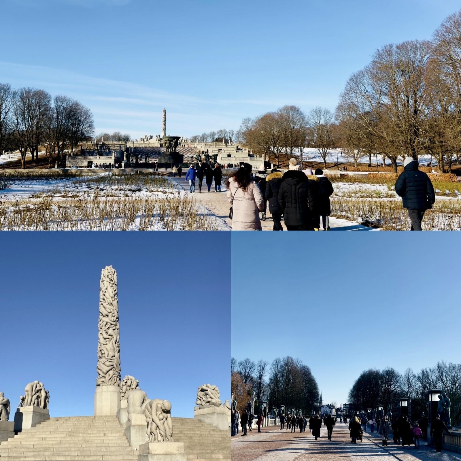 Frognerparken ligger rett i nærheten Galleribilde