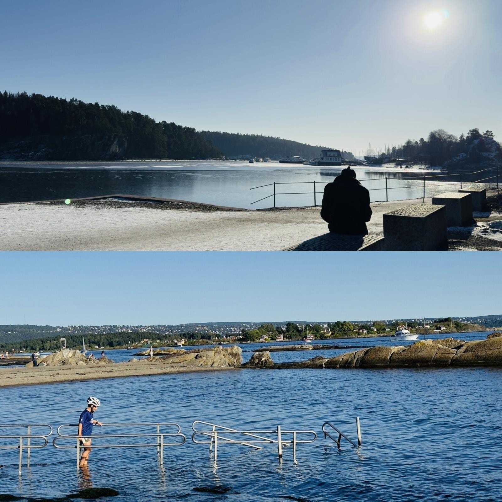 Bygdøy Sjøbad/Paradisbukta/Huk kan benyttes hele året, en trivelig gå- eller sykletur hjemmeifra. Galleribilde