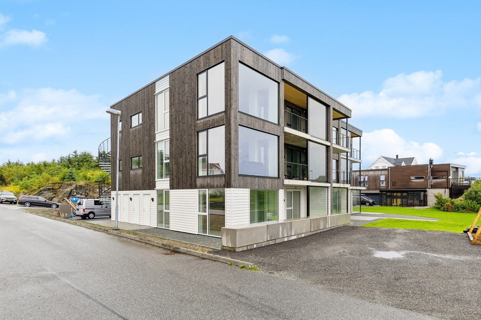 Moderne leilihetsbygg Galleribilde