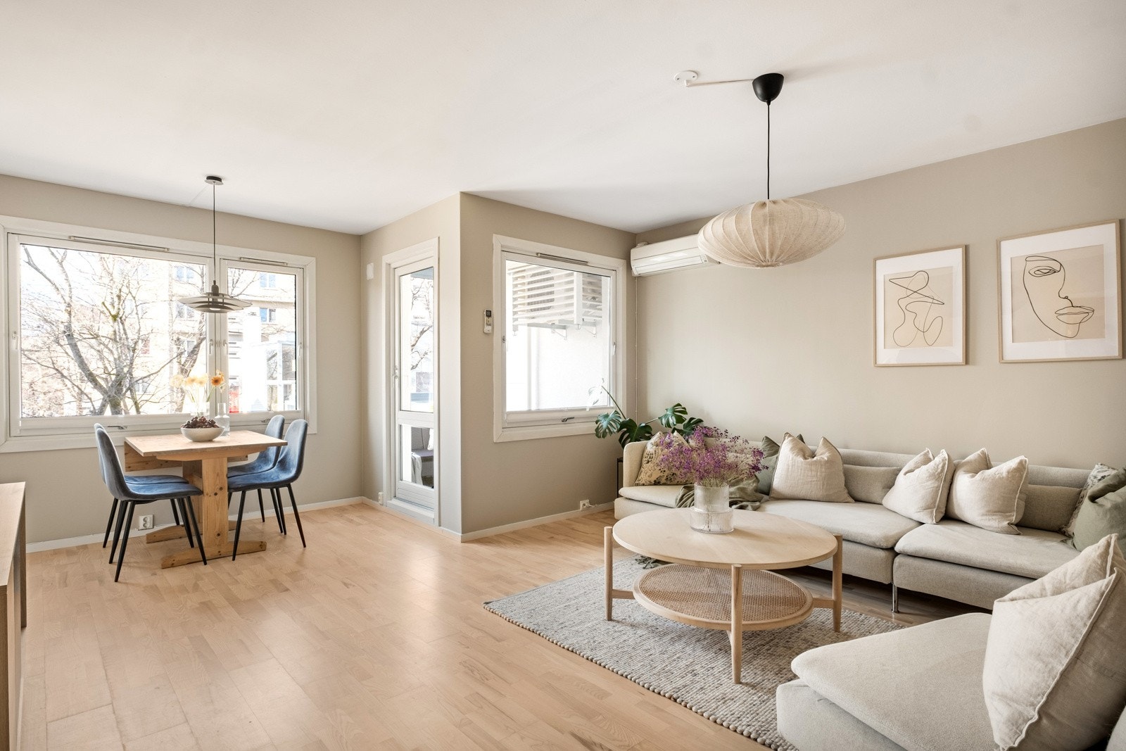 Boligen vender mot rolig bakgård. Galleribilde