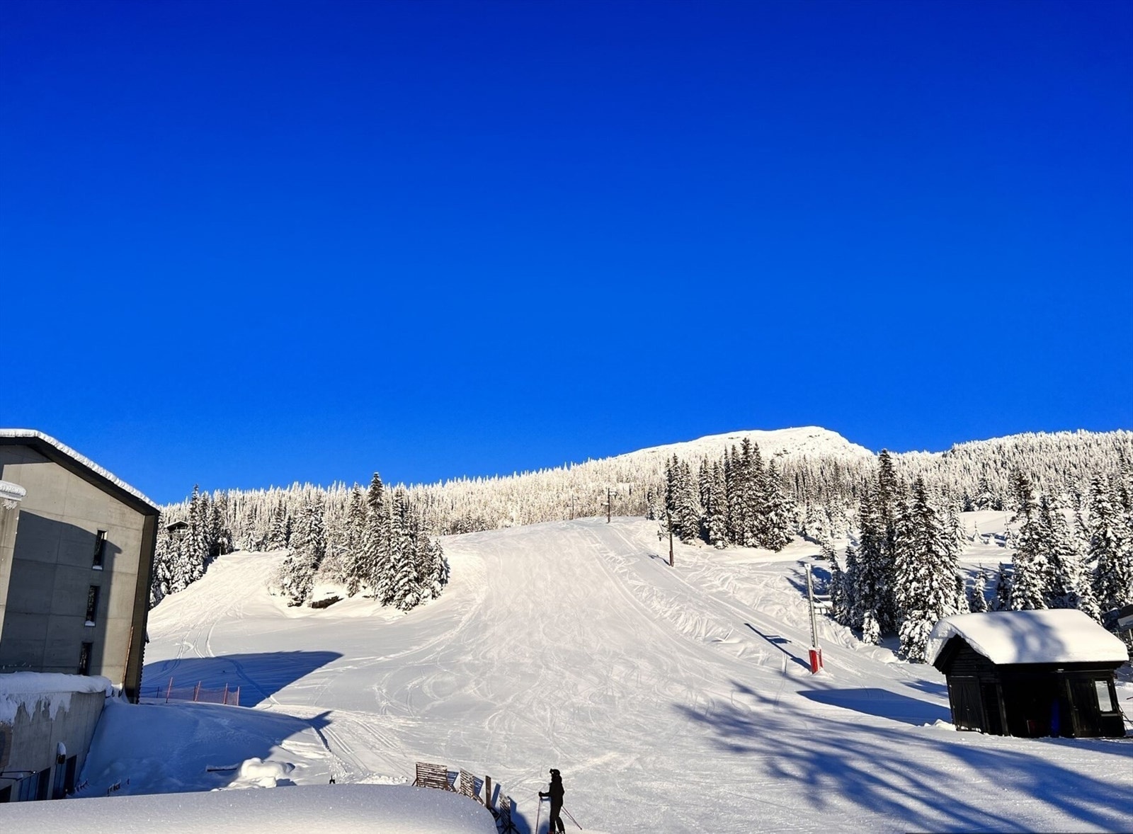 Studio H har et flott uteområde med egen skiheis, som fører deg rett inn i alpinbakken. Galleribilde