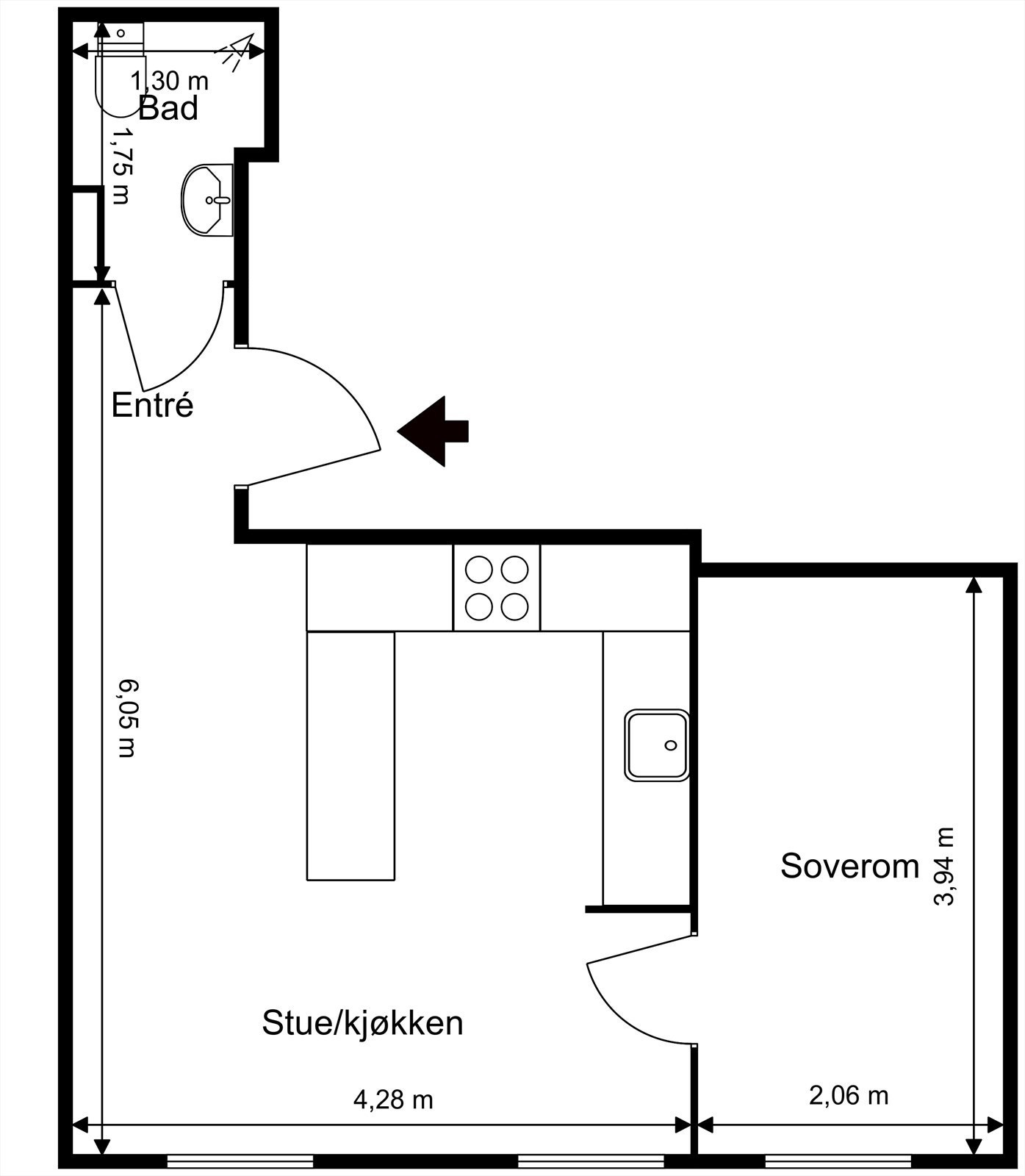 Plantegning Galleribilde