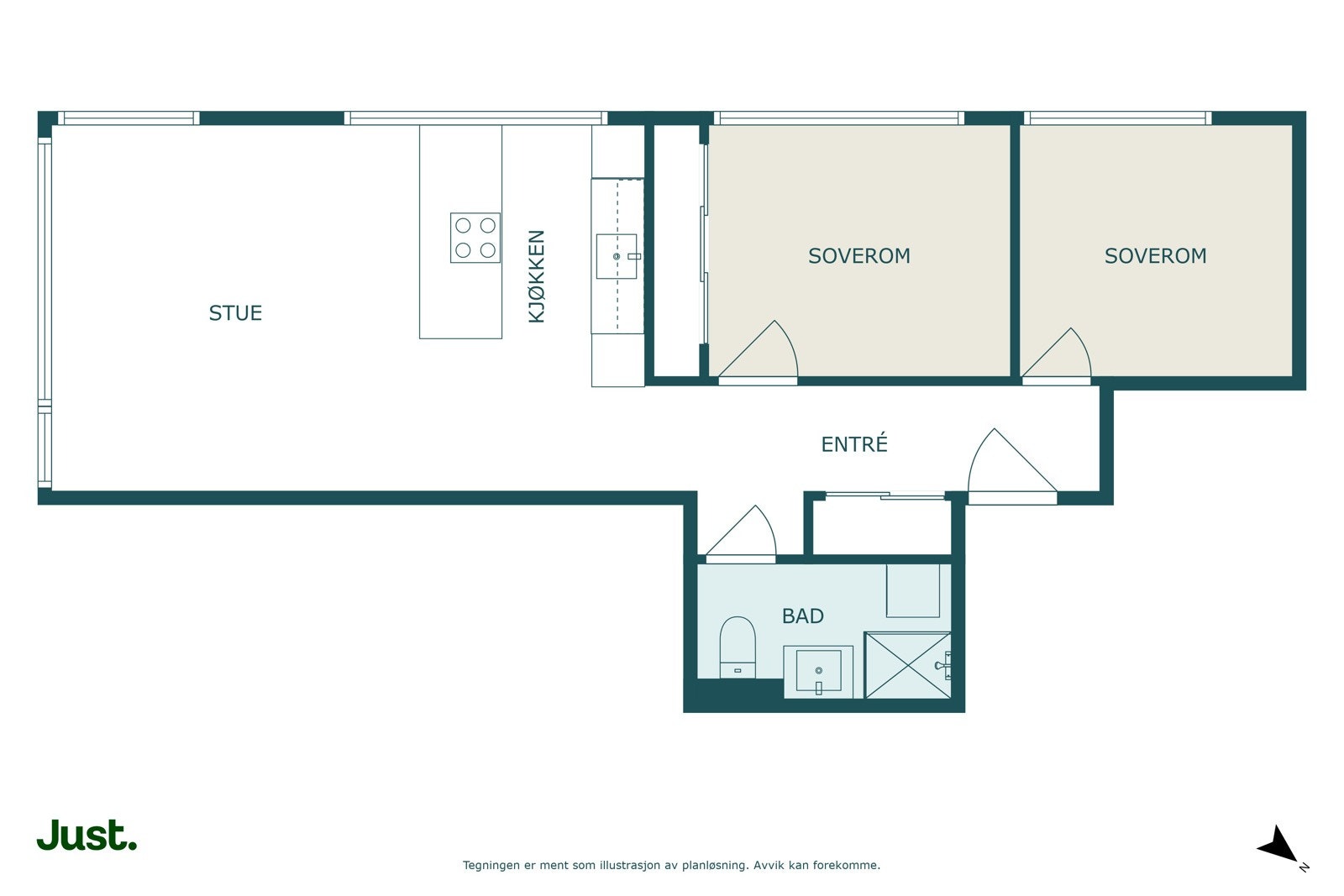 Planskisse. Galleribilde