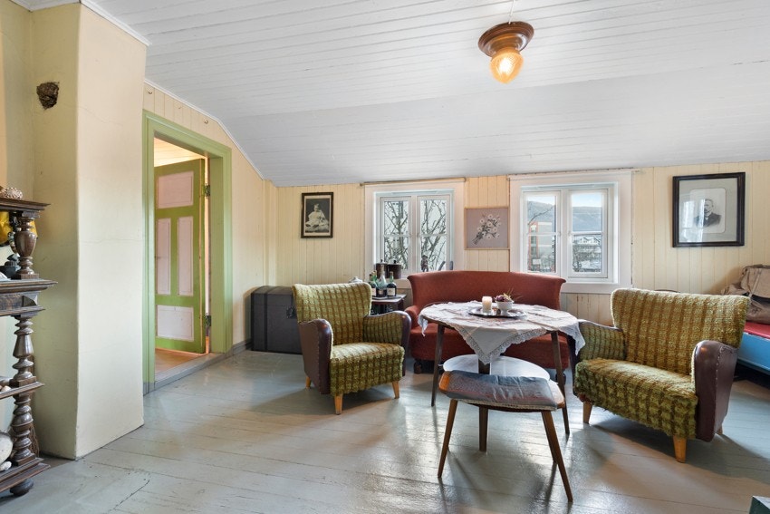 Loftstue. Galleribilde