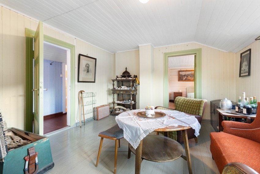 Loftstue. Galleribilde