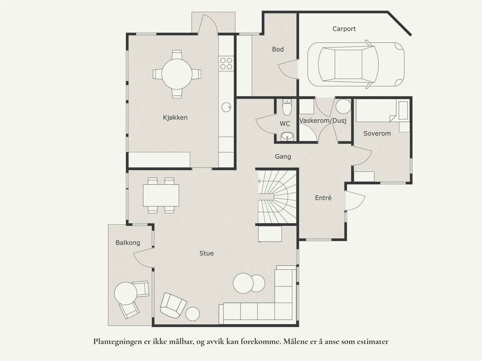 Plantegning 1.etasje. Galleribilde