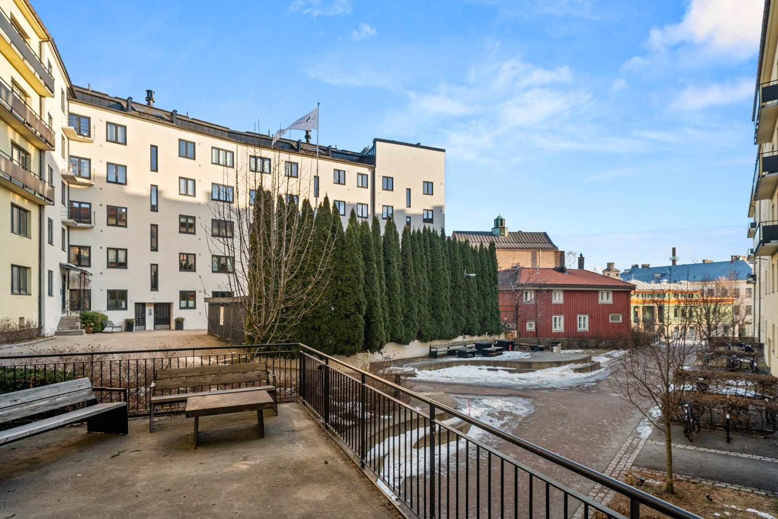 Her bor man i et hyggelig nabolag! Galleribilde